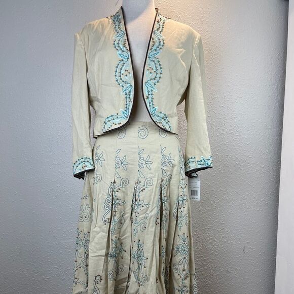 NWT Luciano Dante 2-Piece Matching Jacket & Skirt - Picture 1 of 11